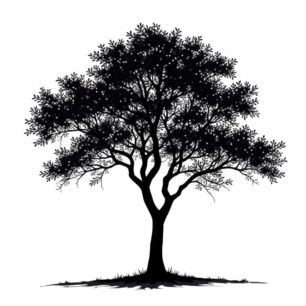 Silhouette of a Tree